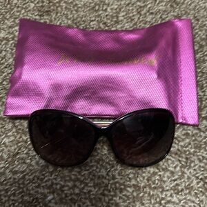 Betsey Johnson leopard print sunglasses